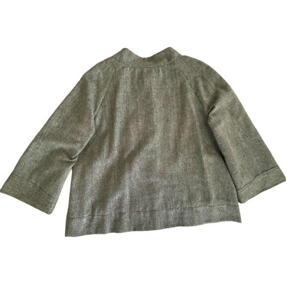 2pc Lew Magram swing coat back zipper cuffed pants - Picture 4 of 9